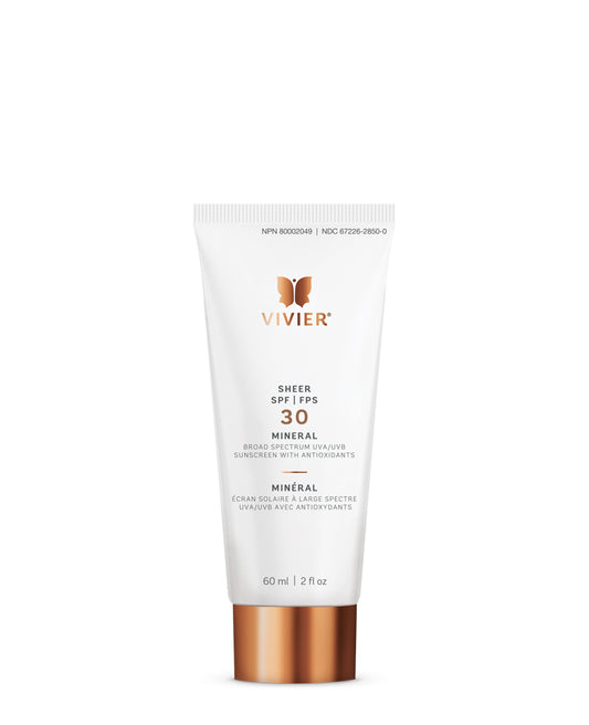 Vivier Sheer SPF 30 Mineral Untinted Sunscreen